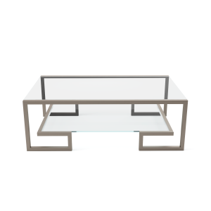 Mesa de centro Two Levels Plomo
